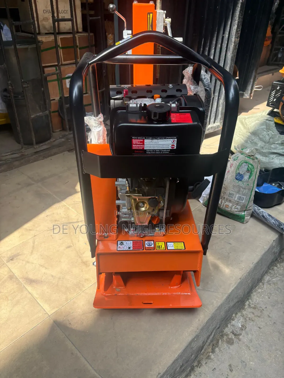 Strong C180 Plate Compactor Machine Reversible Diesel Engine