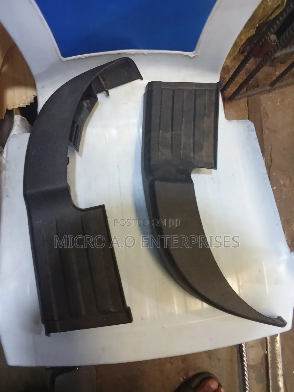 Hilux 2017 Back Bumper Ends Plastic
