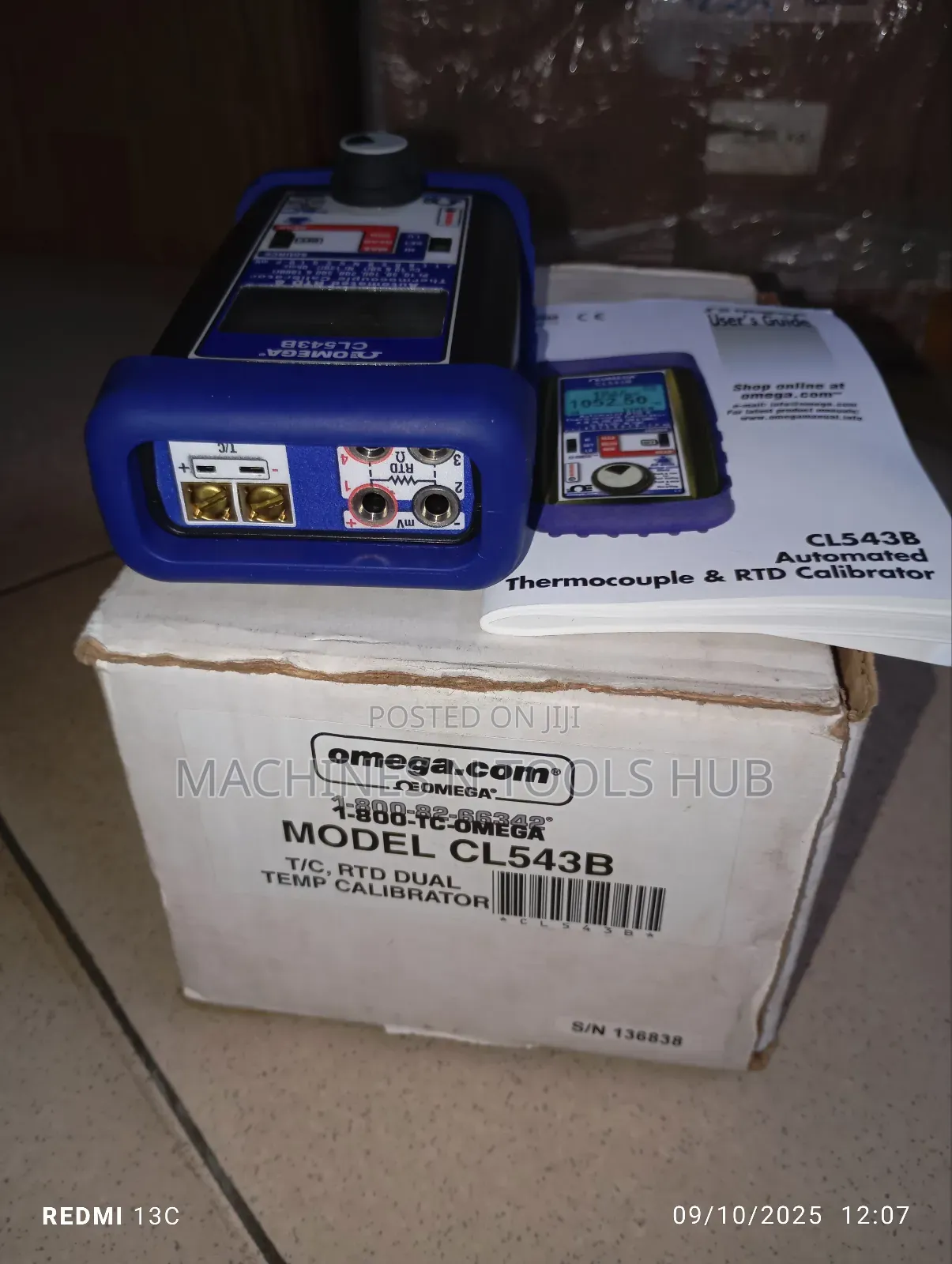 Omega Cl543b Automated Rtd & Thermocouple Calibrator