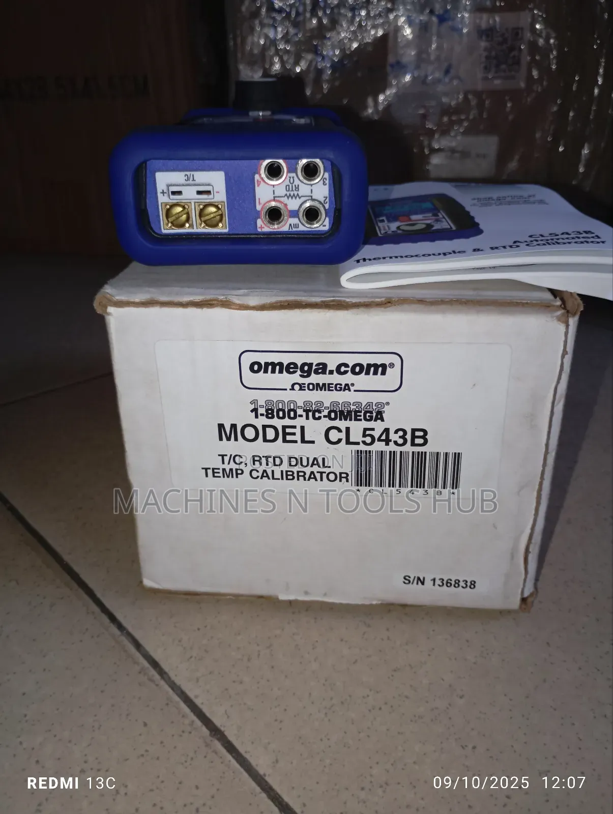 Omega Cl543b Automated Rtd & Thermocouple Calibrator