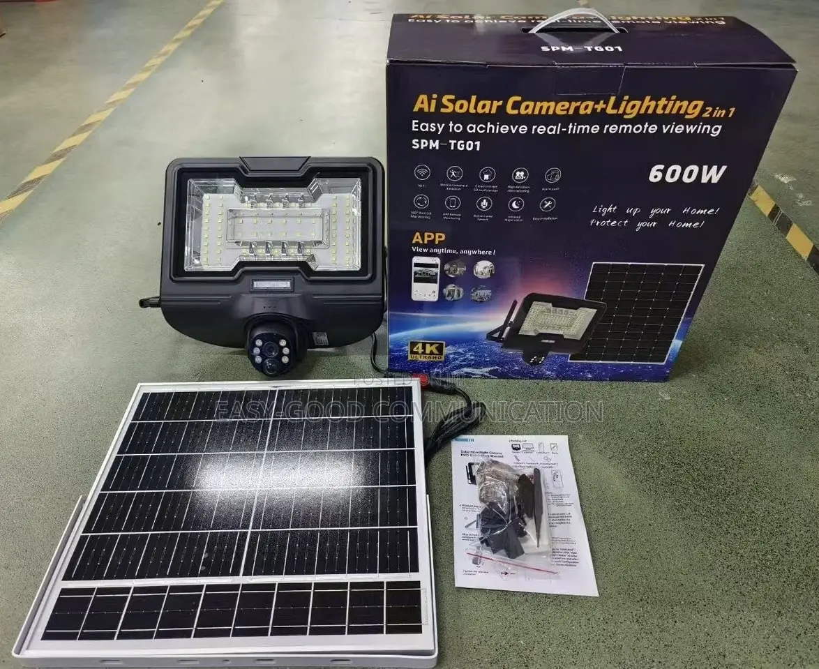 SPM-Tg01 Ai Solar Camera and Lighting System.