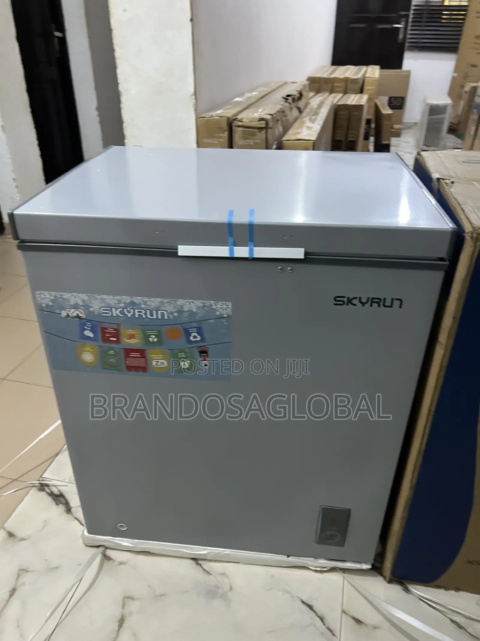 Skyrun 145l Freezer – Durable Metal Finish With Fast Freeze Mode
