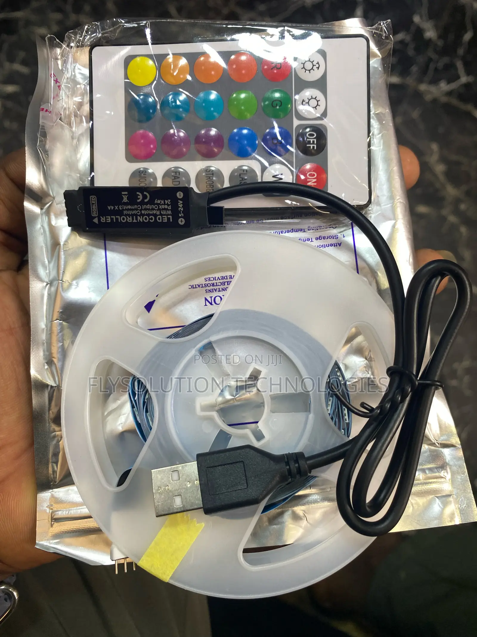 RGB Led Tv Monitor Backlit Backlight Strip Lights Remote Control