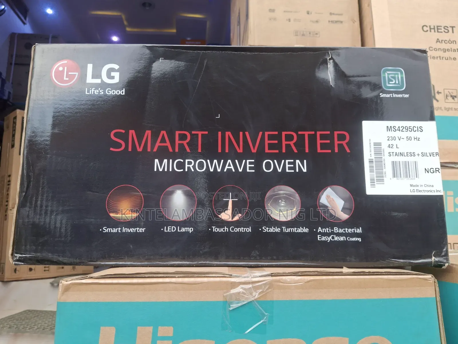Lg Inverter Microwave- Ms4295cis
