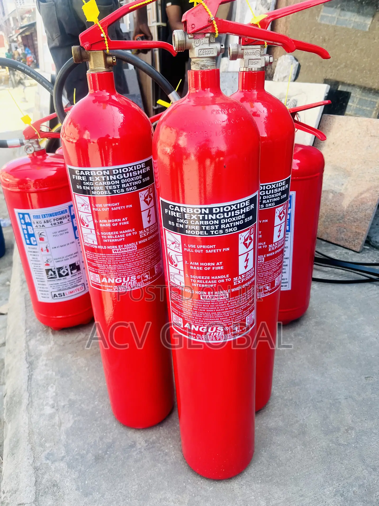 5kg Co2 Fire Extinguisher Red