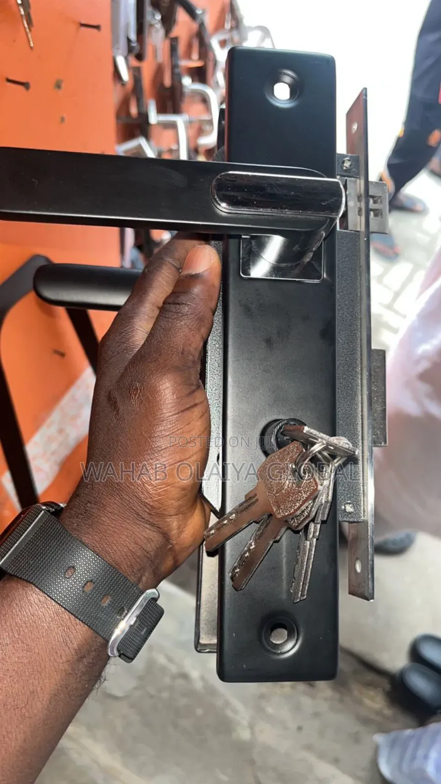 Heavy-Duty Big Key Lock – Secure Fit for Wood Metal Doors