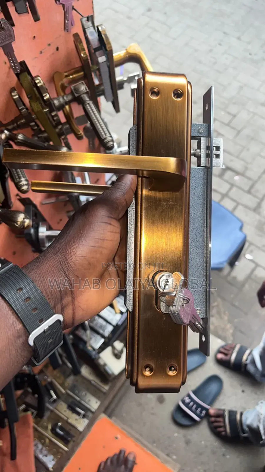 Heavy-Duty Big Key Lock – Secure Fit for Wood Metal Doors