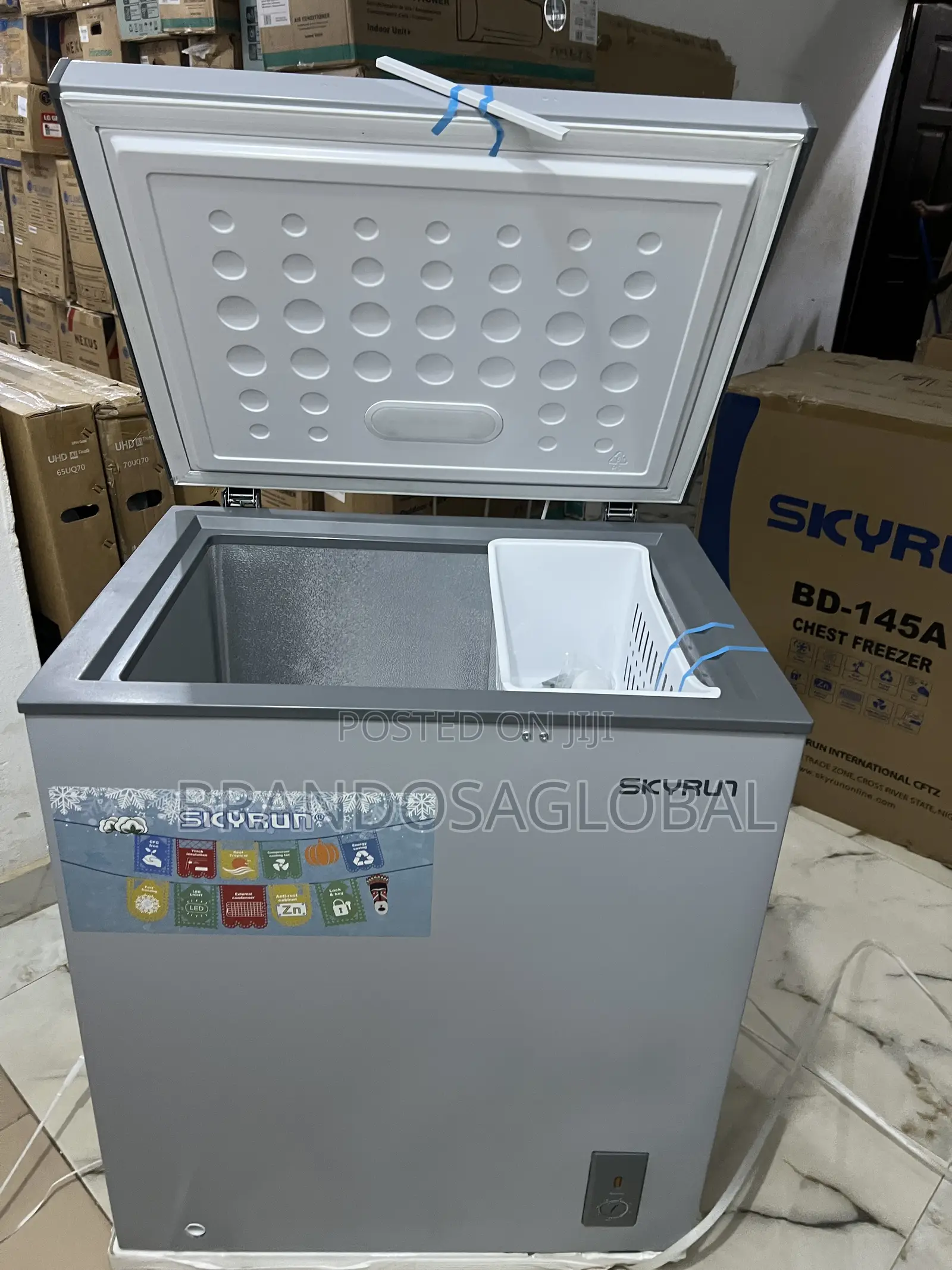 Skyrun 145l Deep Freezer – Large Capacity, Small Size