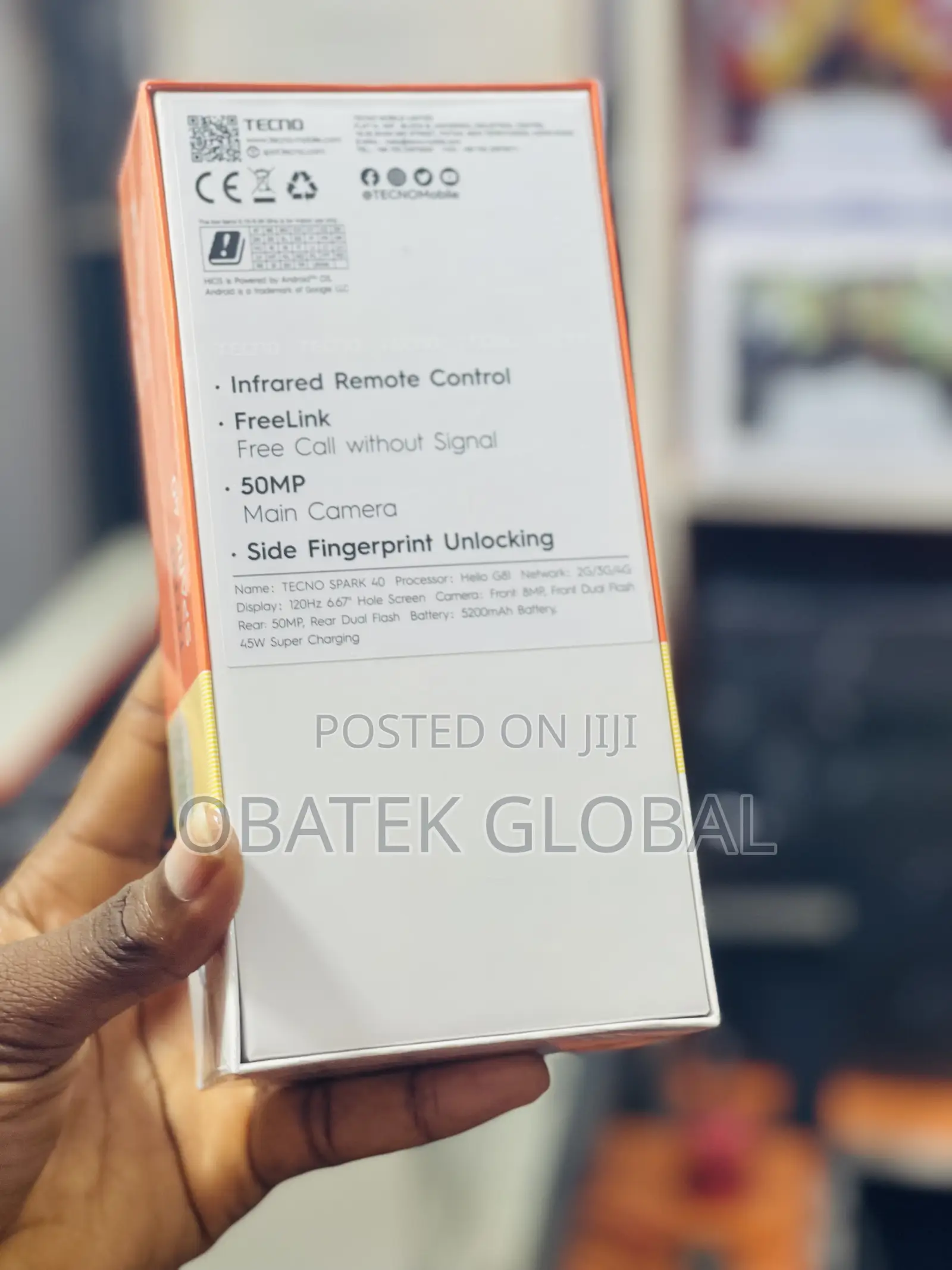 New Tecno Spark 40 128 GB Black