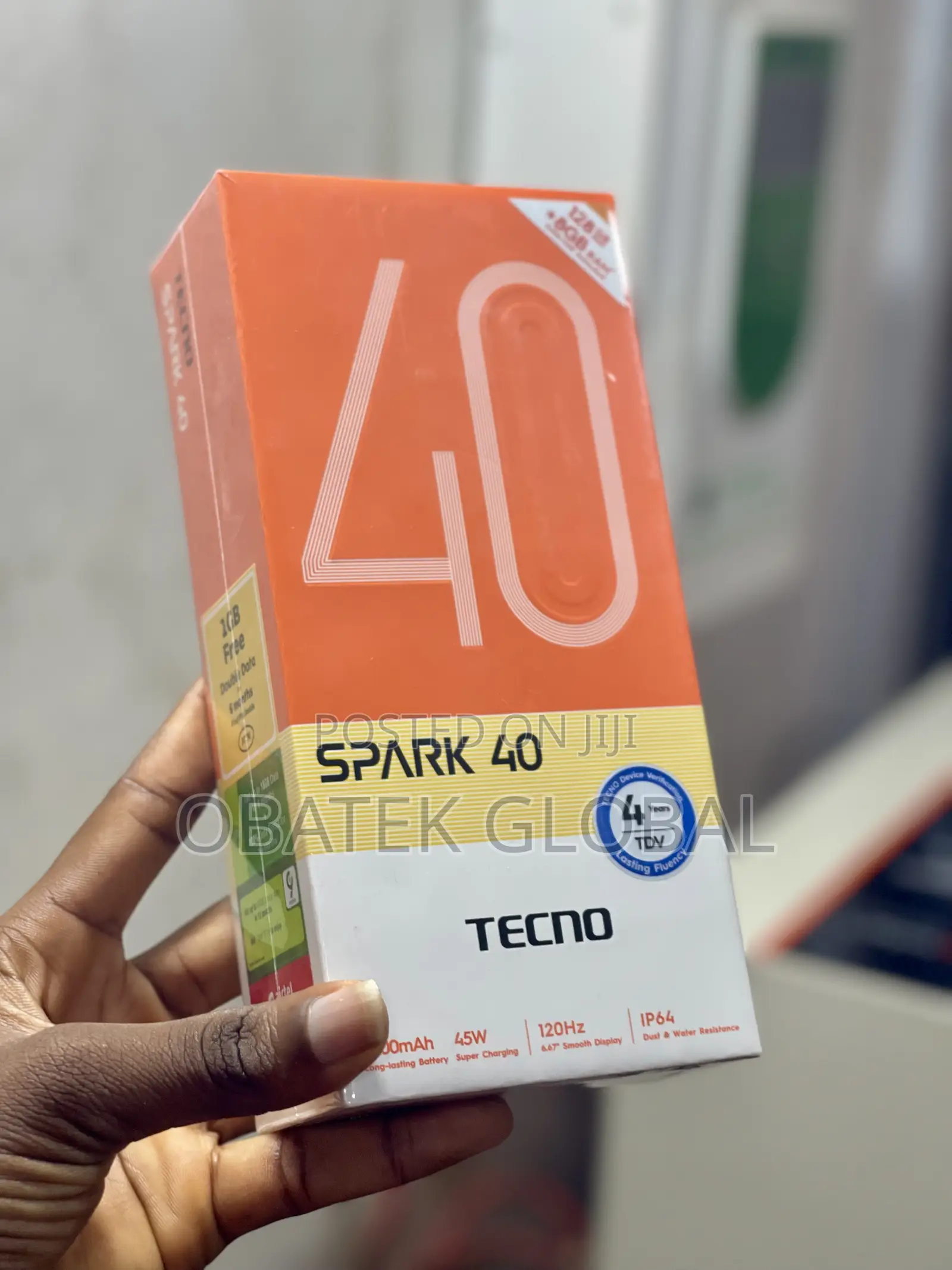 New Tecno Spark 40 128 GB Black