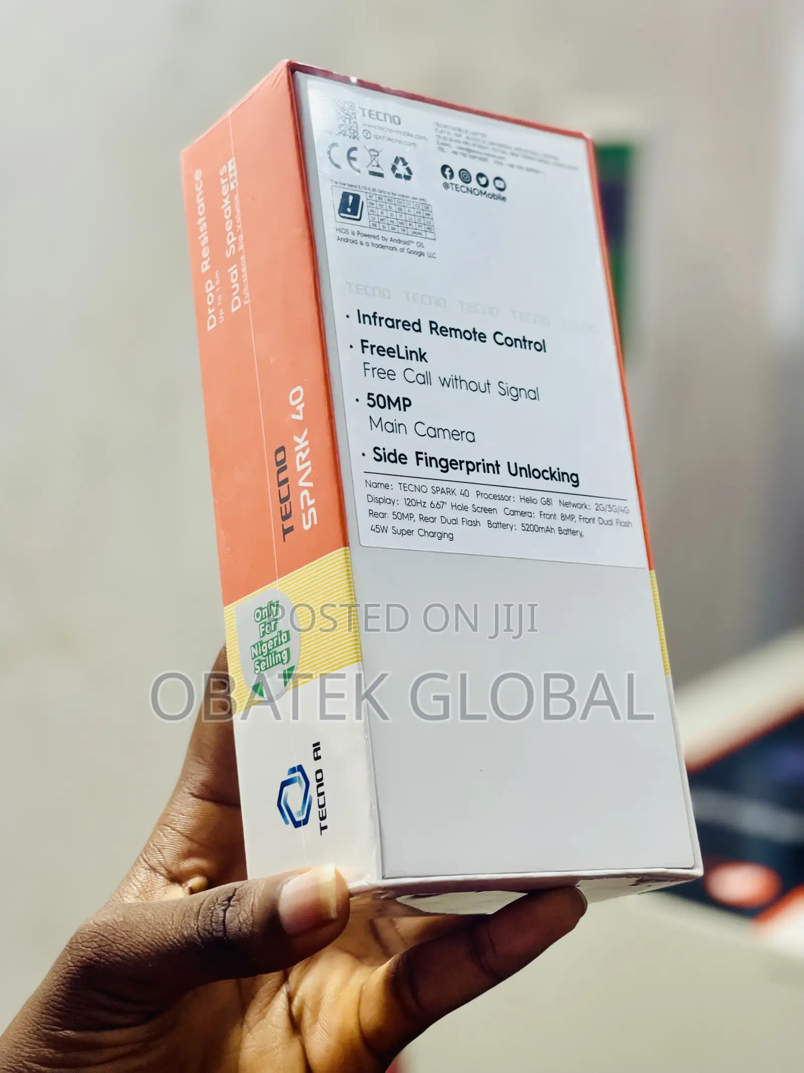 New Tecno Spark 40 128 GB Black