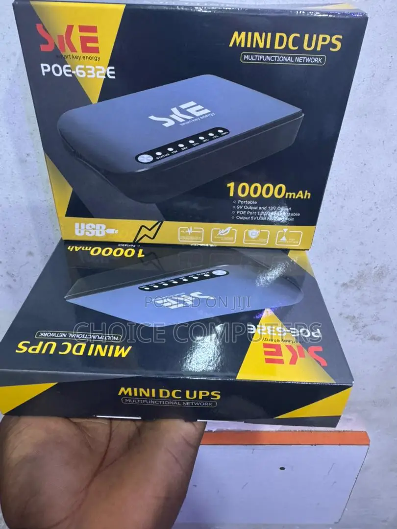 Ske Mini Dc Ups Router Powerbank 10,000mah