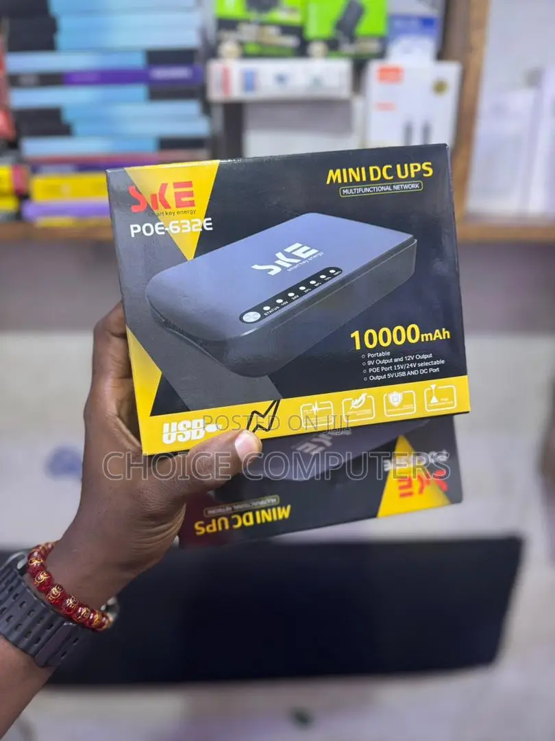 Ske Mini Dc Ups Router Powerbank 10,000mah