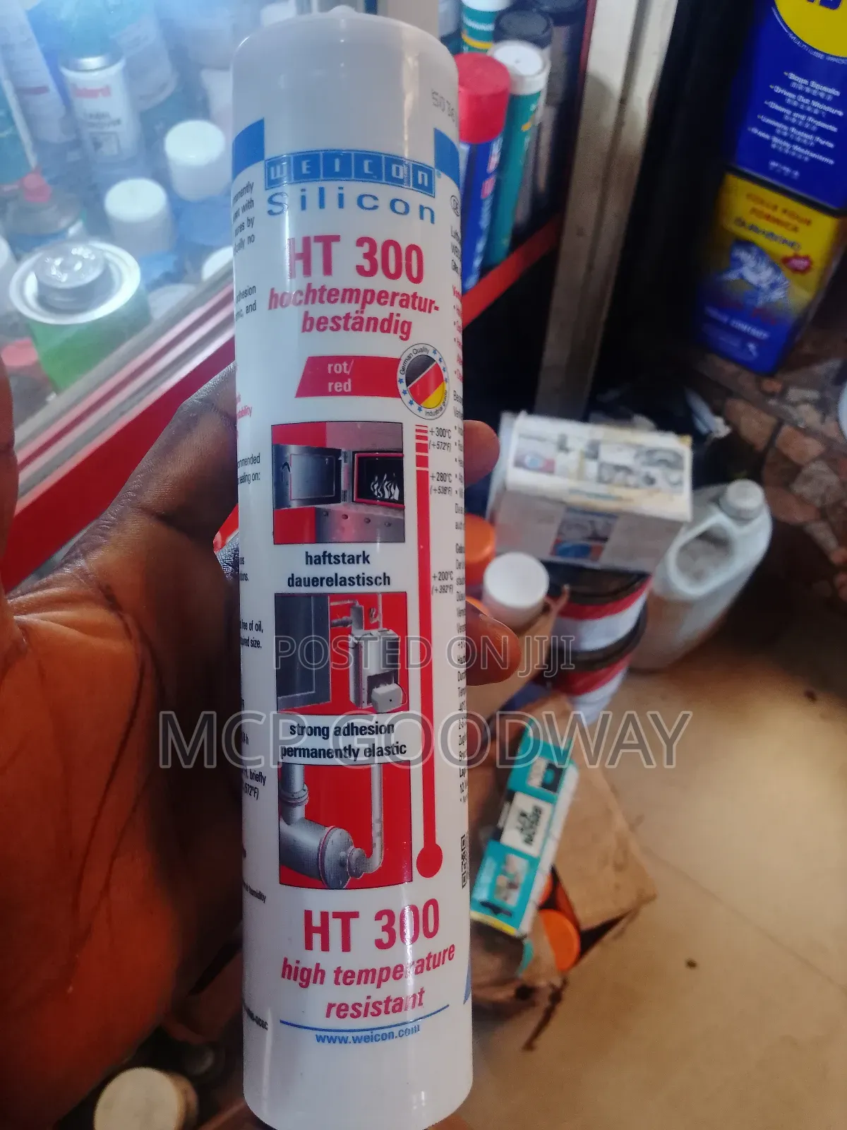 Weicon Silicone Ht 300 High Temperature Resistant