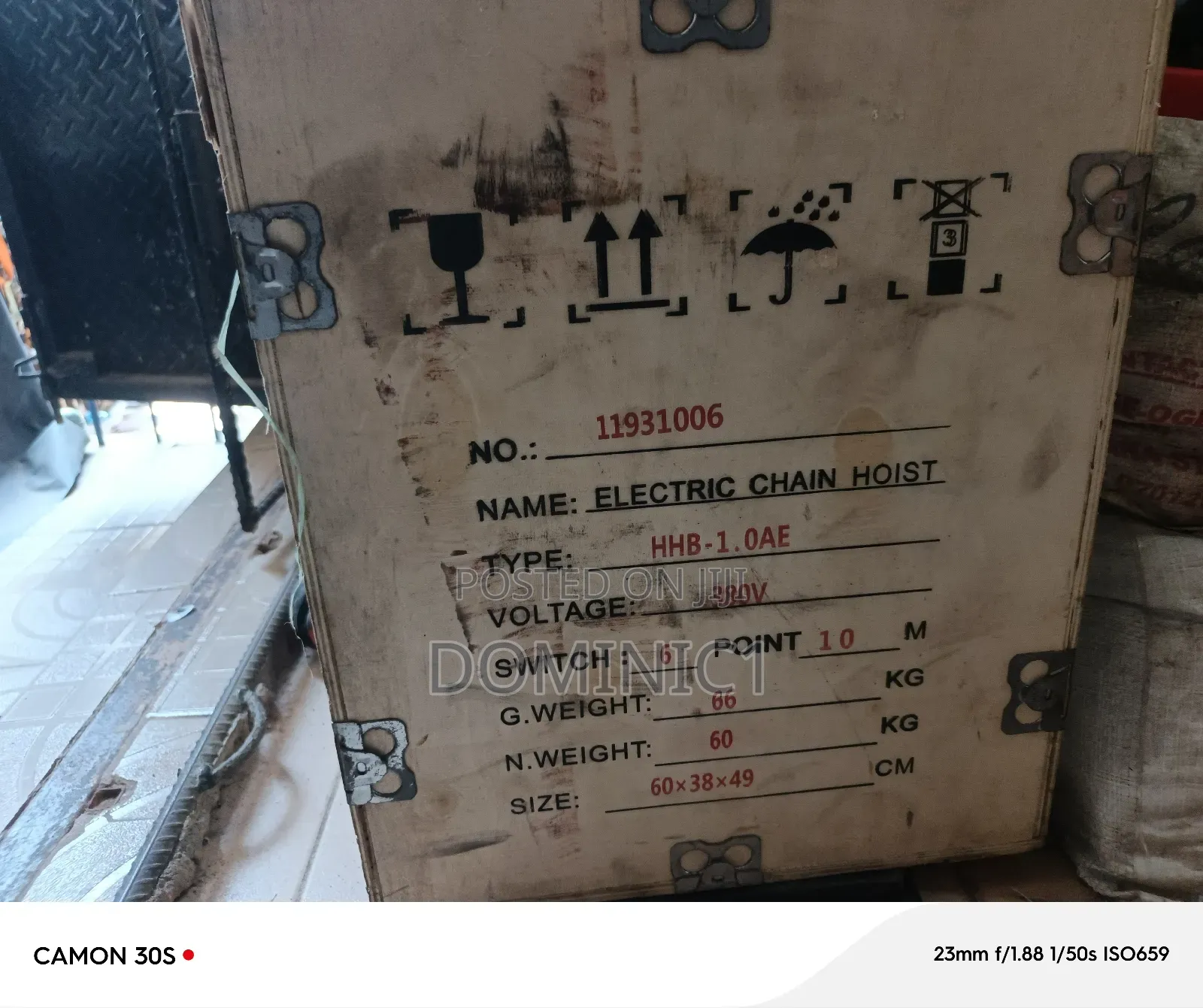 Electric Chain Hoist 3 Tons Toho