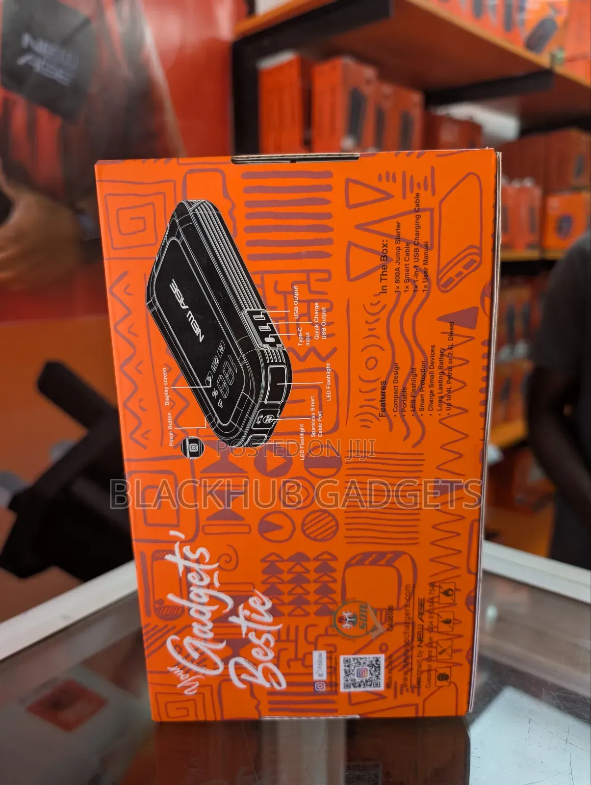 New Age Car Jump Starter and Power Bank
