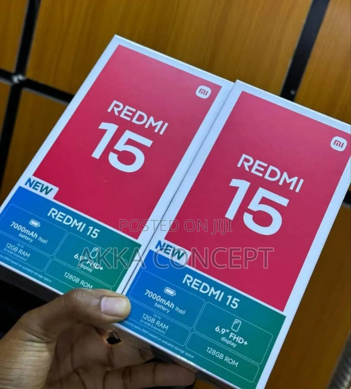 New Xiaomi Redmi 15 128 GB Red
