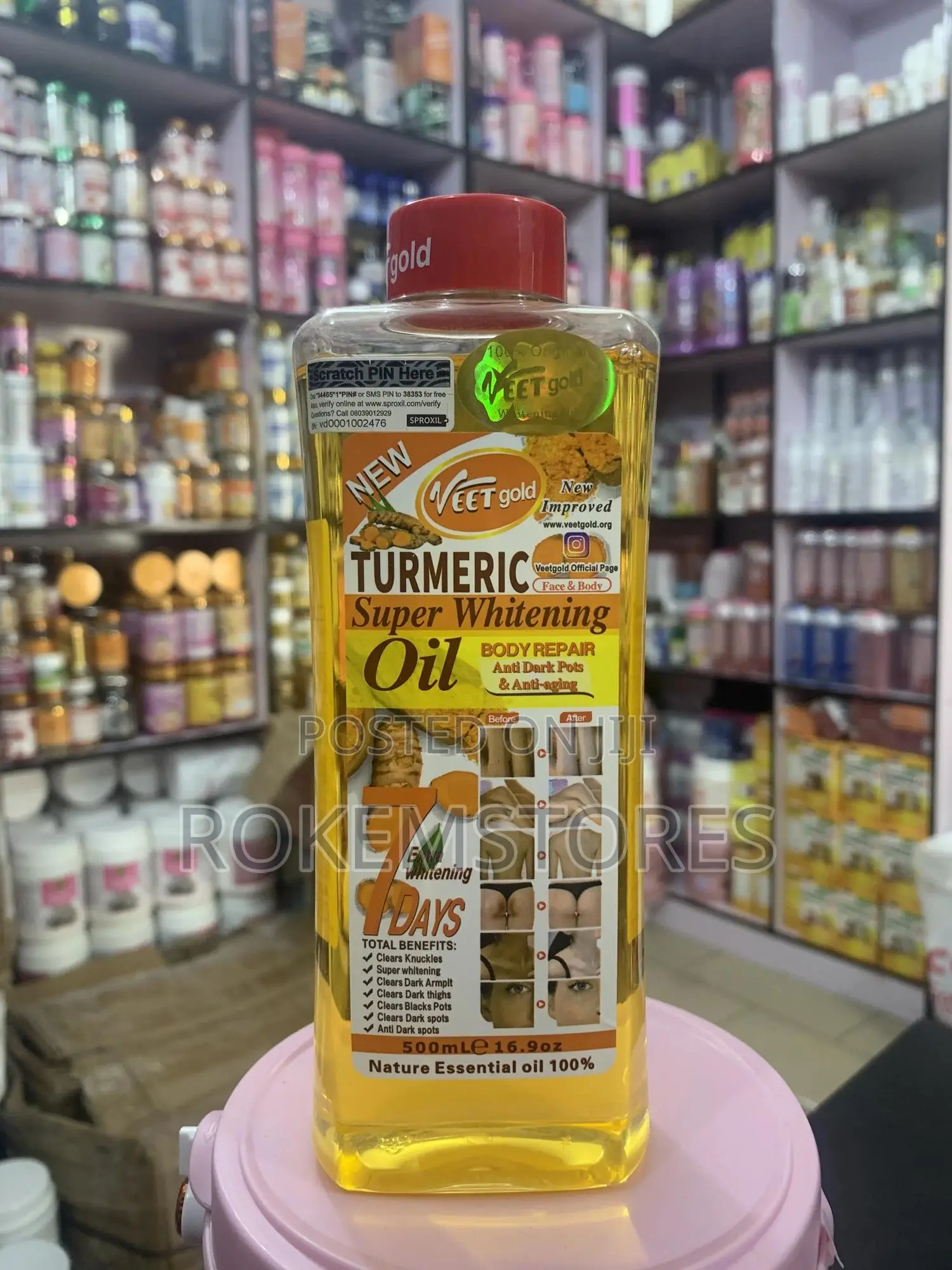 Turmeric Super Whitening Oil