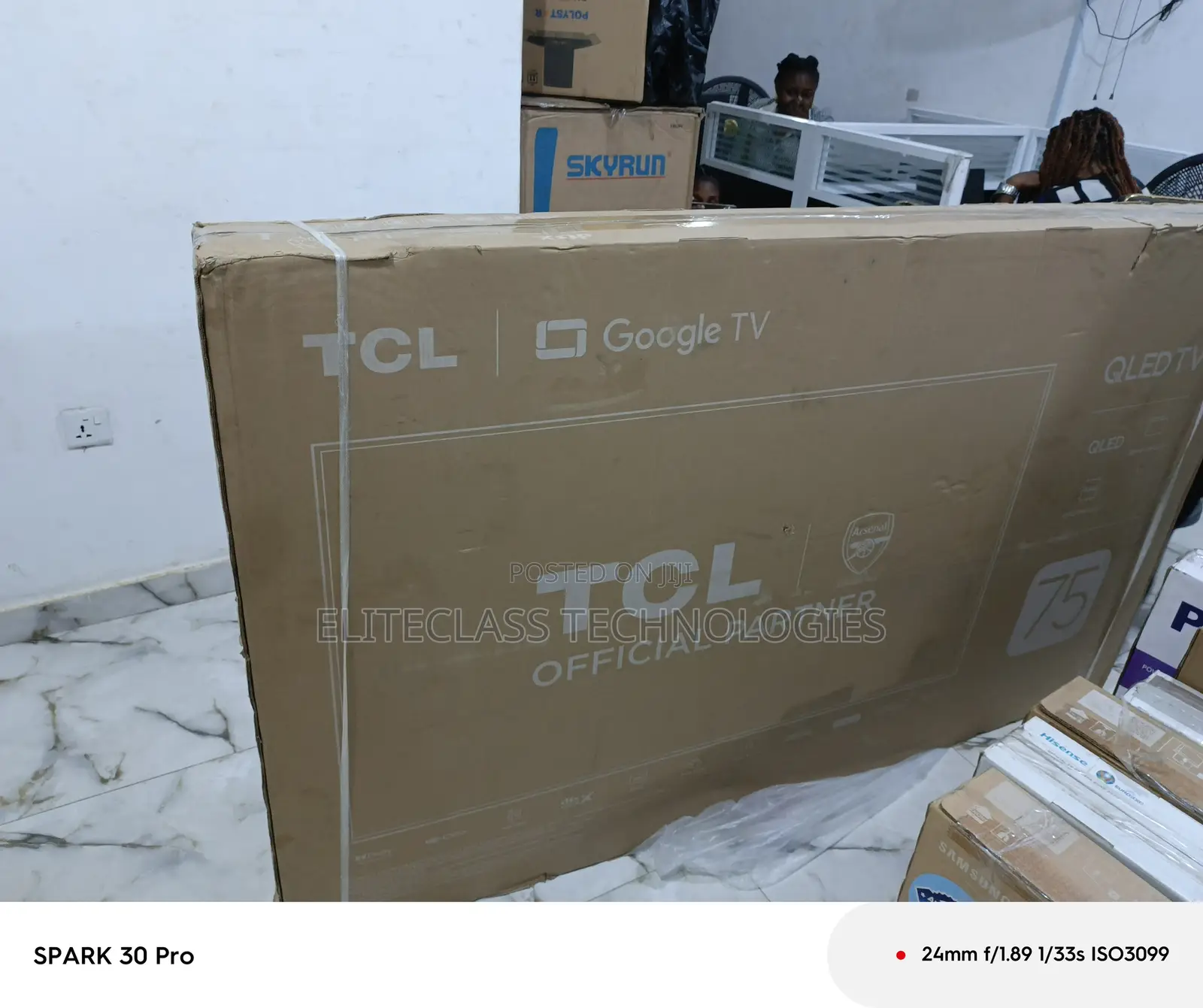 World-Class TCL 75p7k Qled Smart Tv