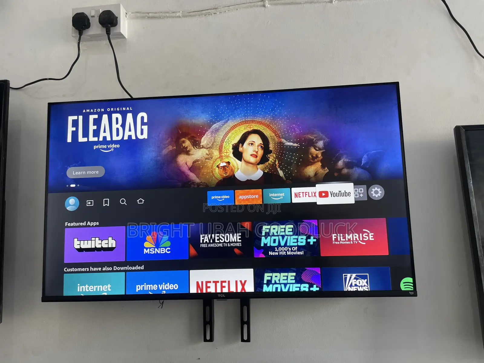 Tcl 40 Inches Full Smart Tv With Free Netflix Acct Bluetooth Mirror Ca