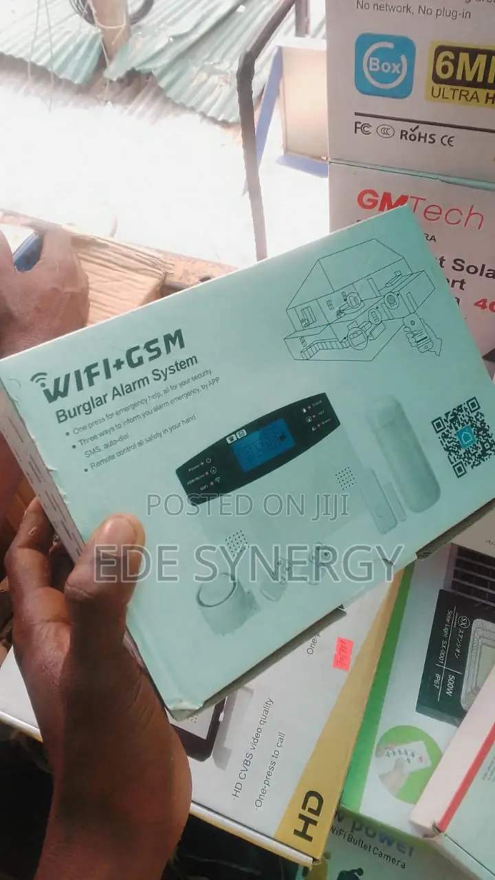 Wi-fi Gsm Burglary Alarm System