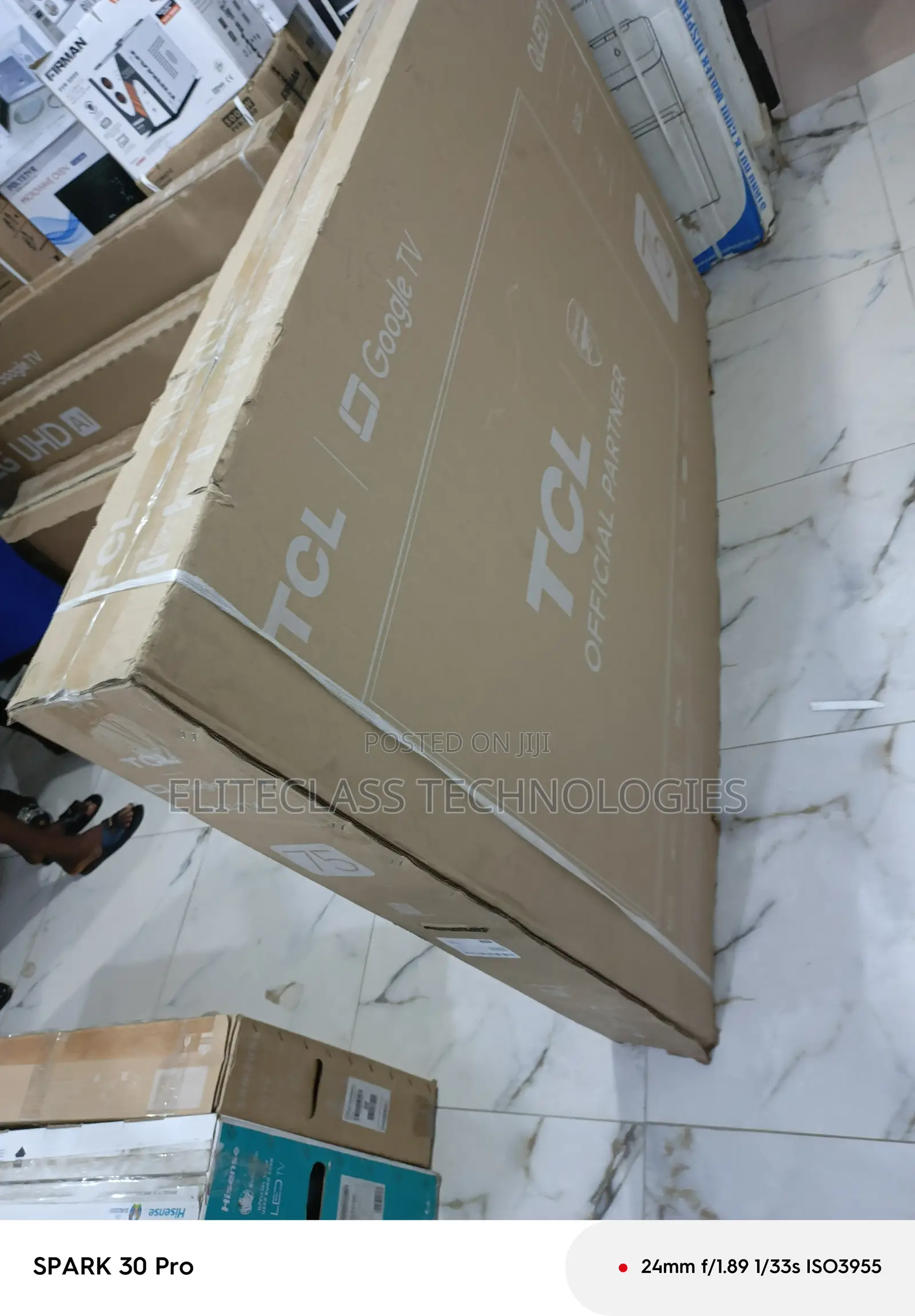 High End TCL 75p7k Qled Smart Tv