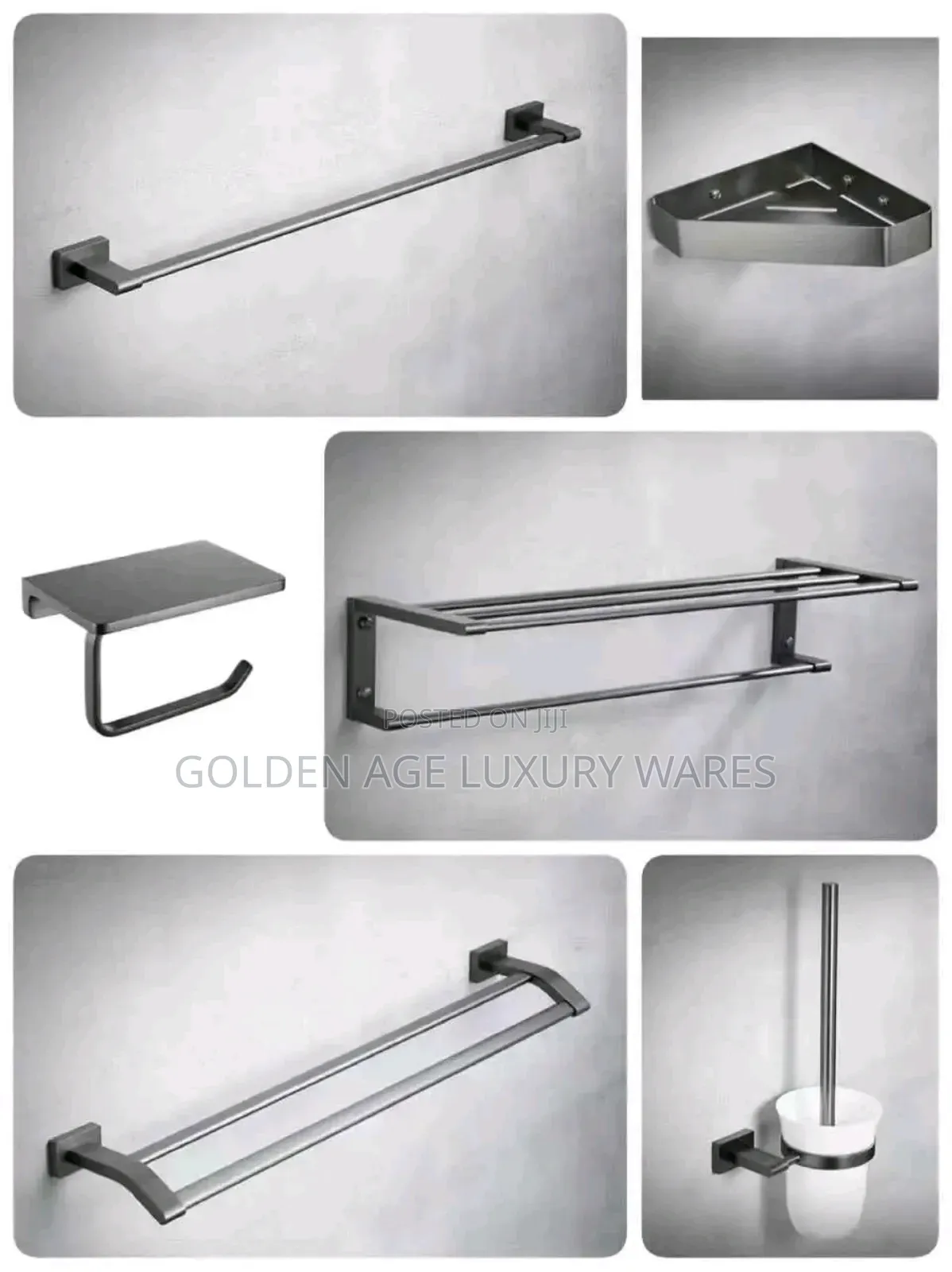 5pcs Grey Accessories
