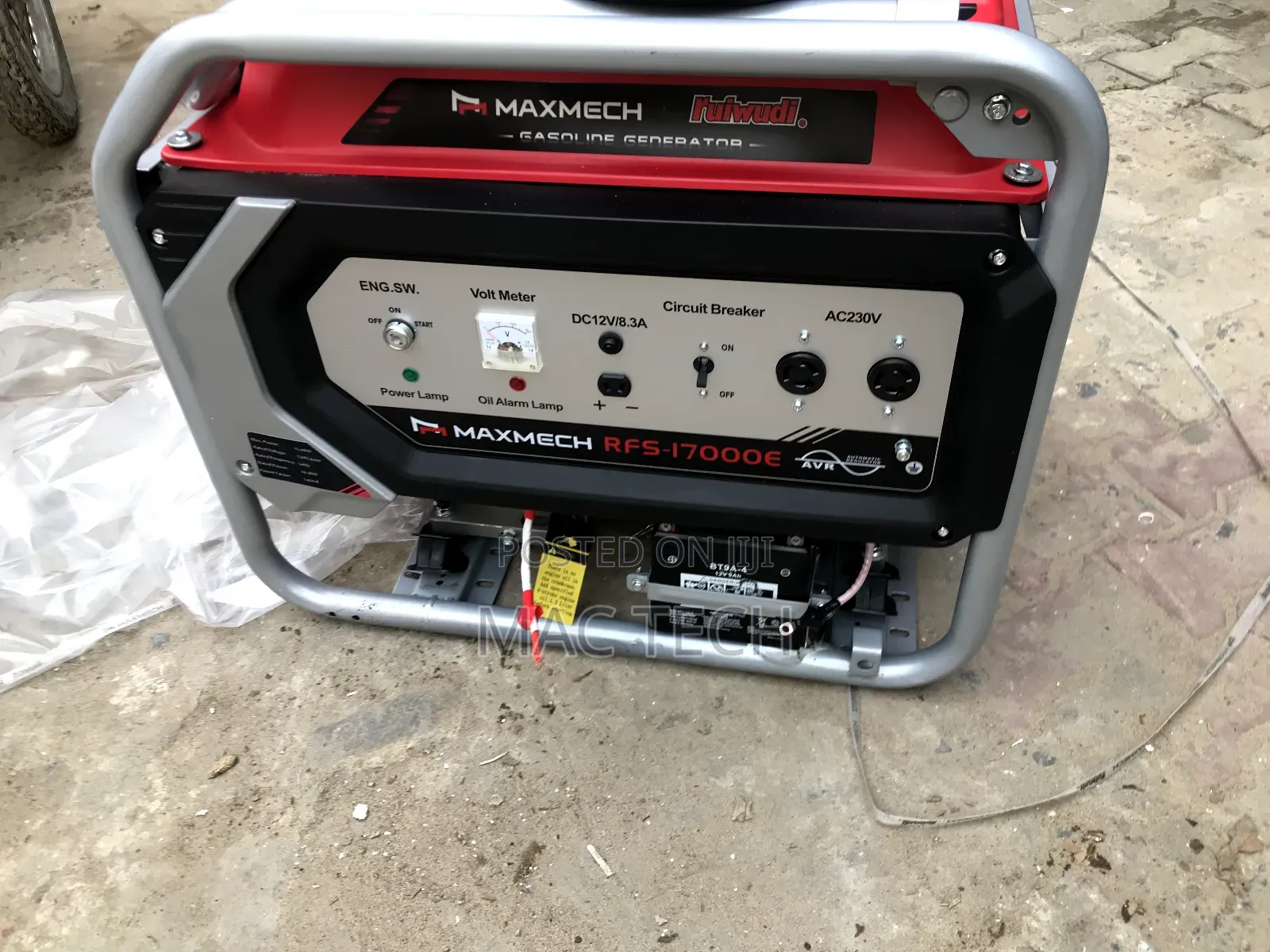 Maxmech 15kva Petrol Generator.