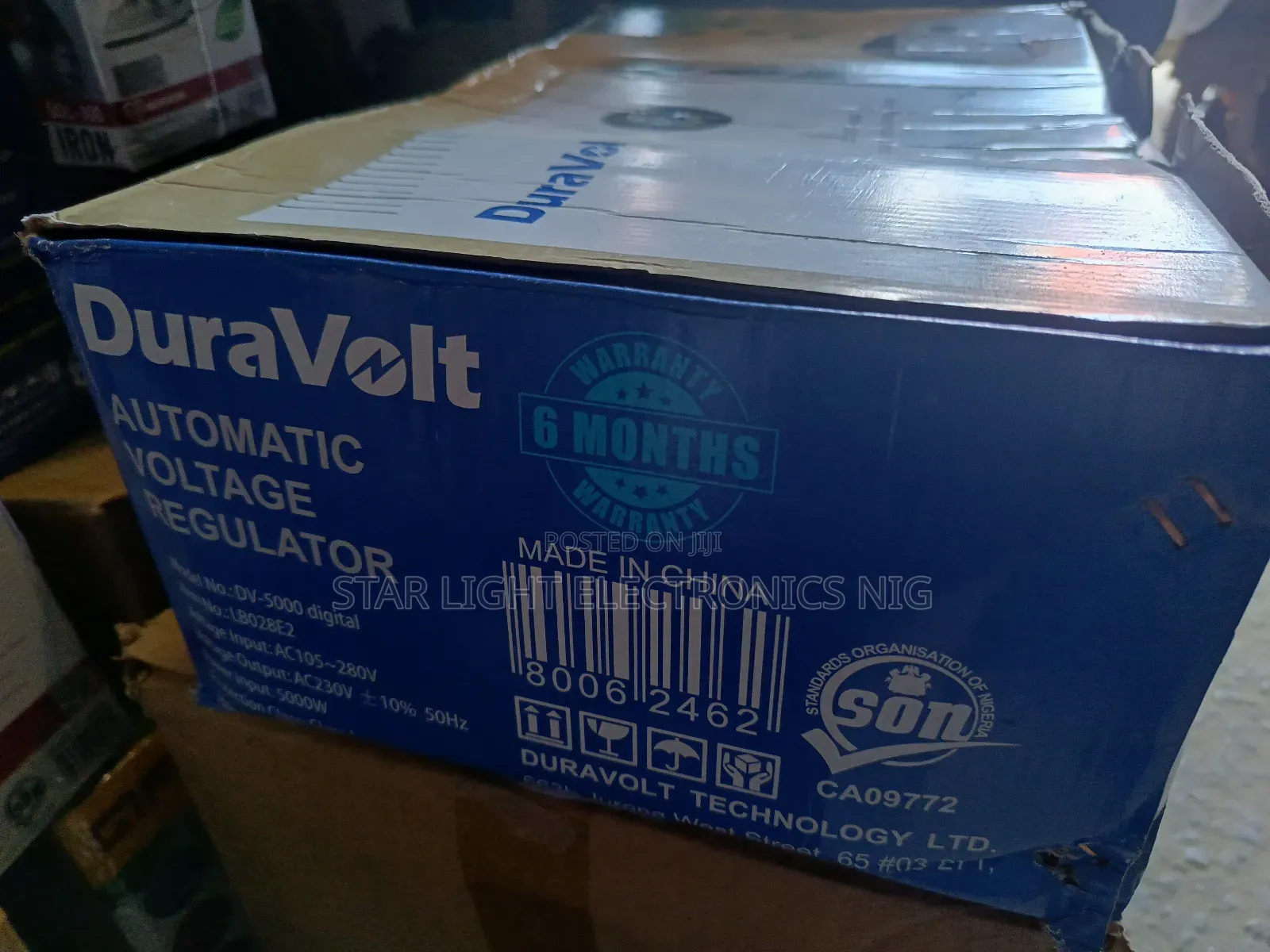 5000 Watts Duravolt Stabilizer