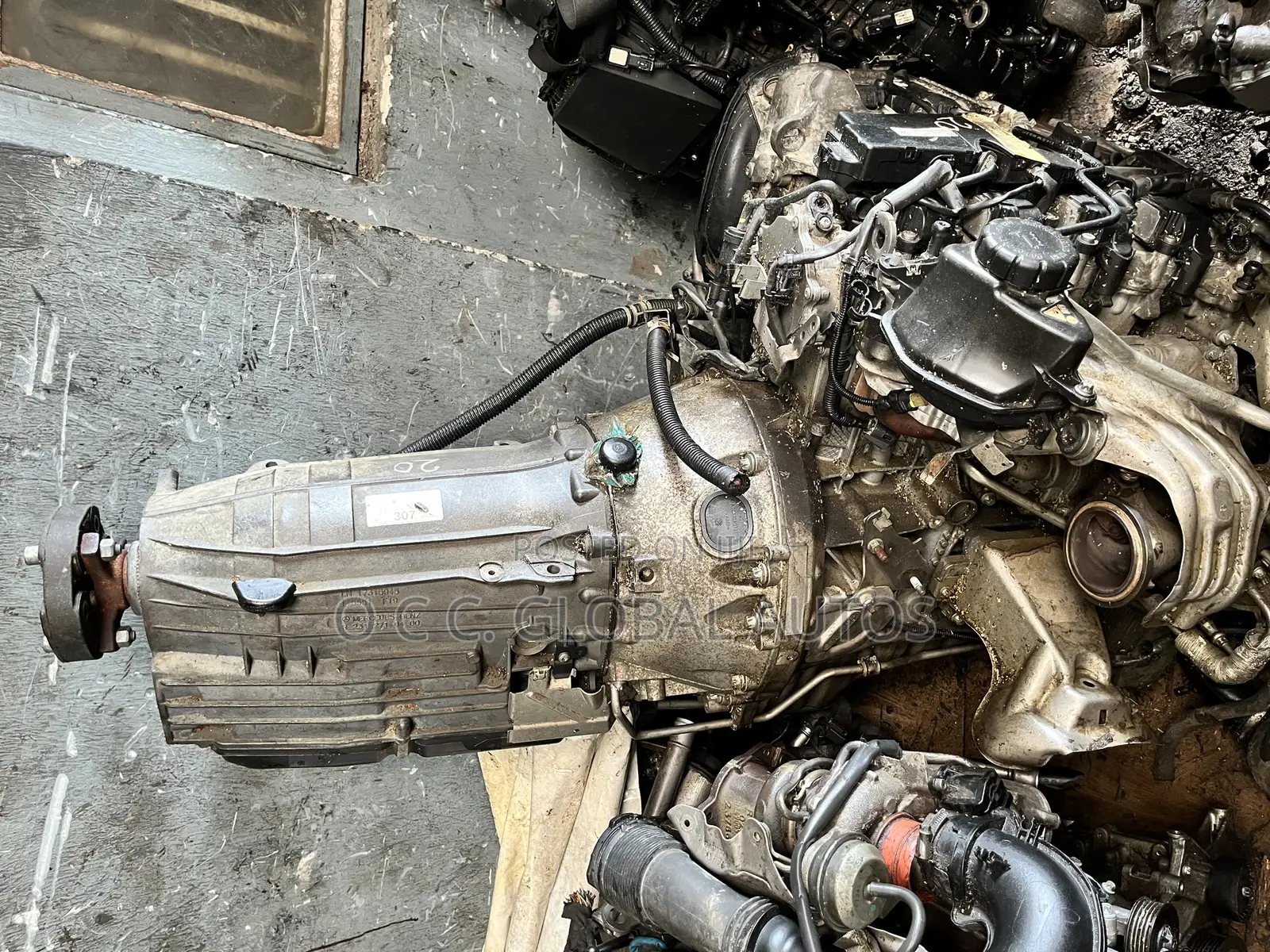 Complete Engine With Gear Mercedes 205 C300, 2014 Non 4matic 2wheel