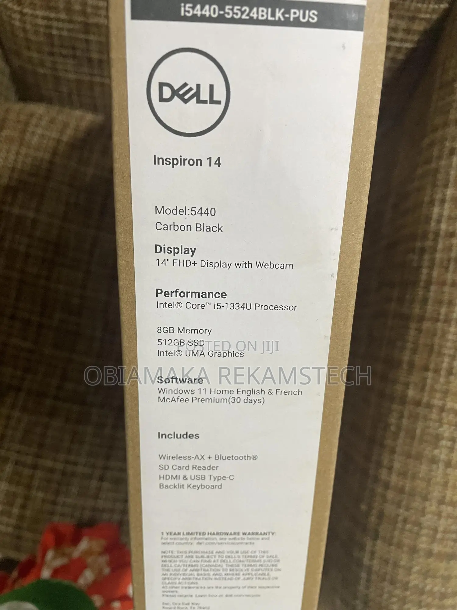New Laptop Dell Latitude 5440 8GB Intel Core I5 SSD 512GB