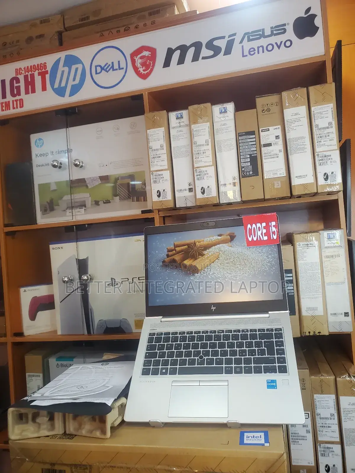New Laptop HP ProBook 450 G6 8GB Intel Core i5 SSD 512GB