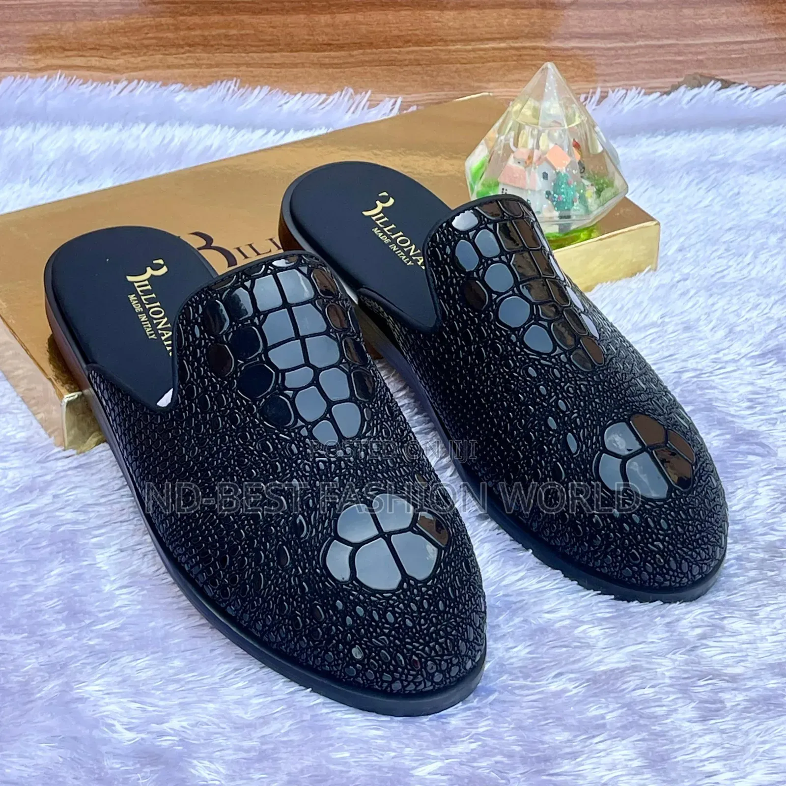 Pure Leather Billionaire Half Shoe
