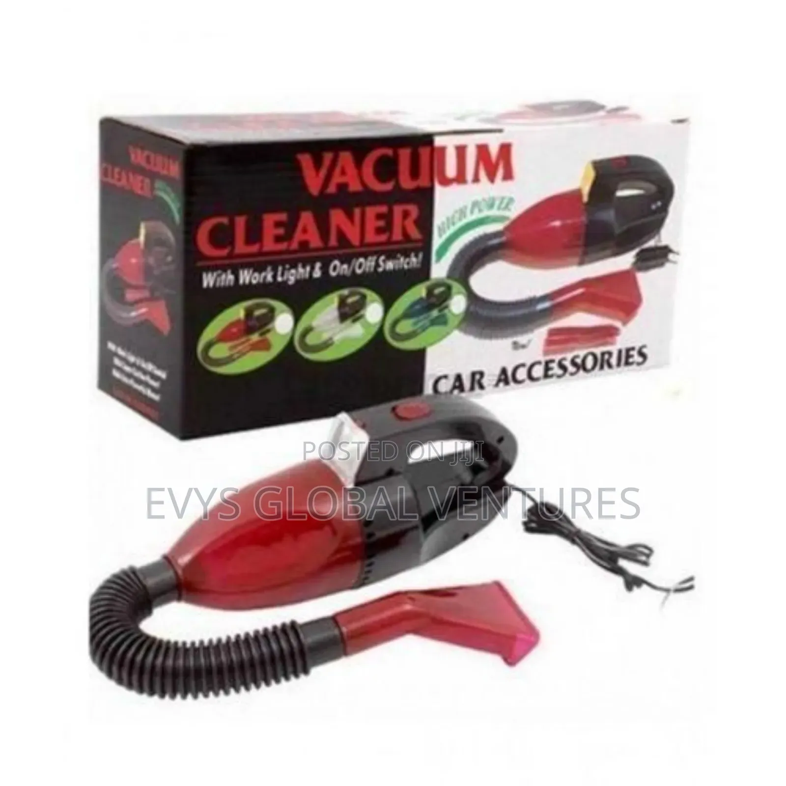 Car Vacuum Cleaner With Led Light