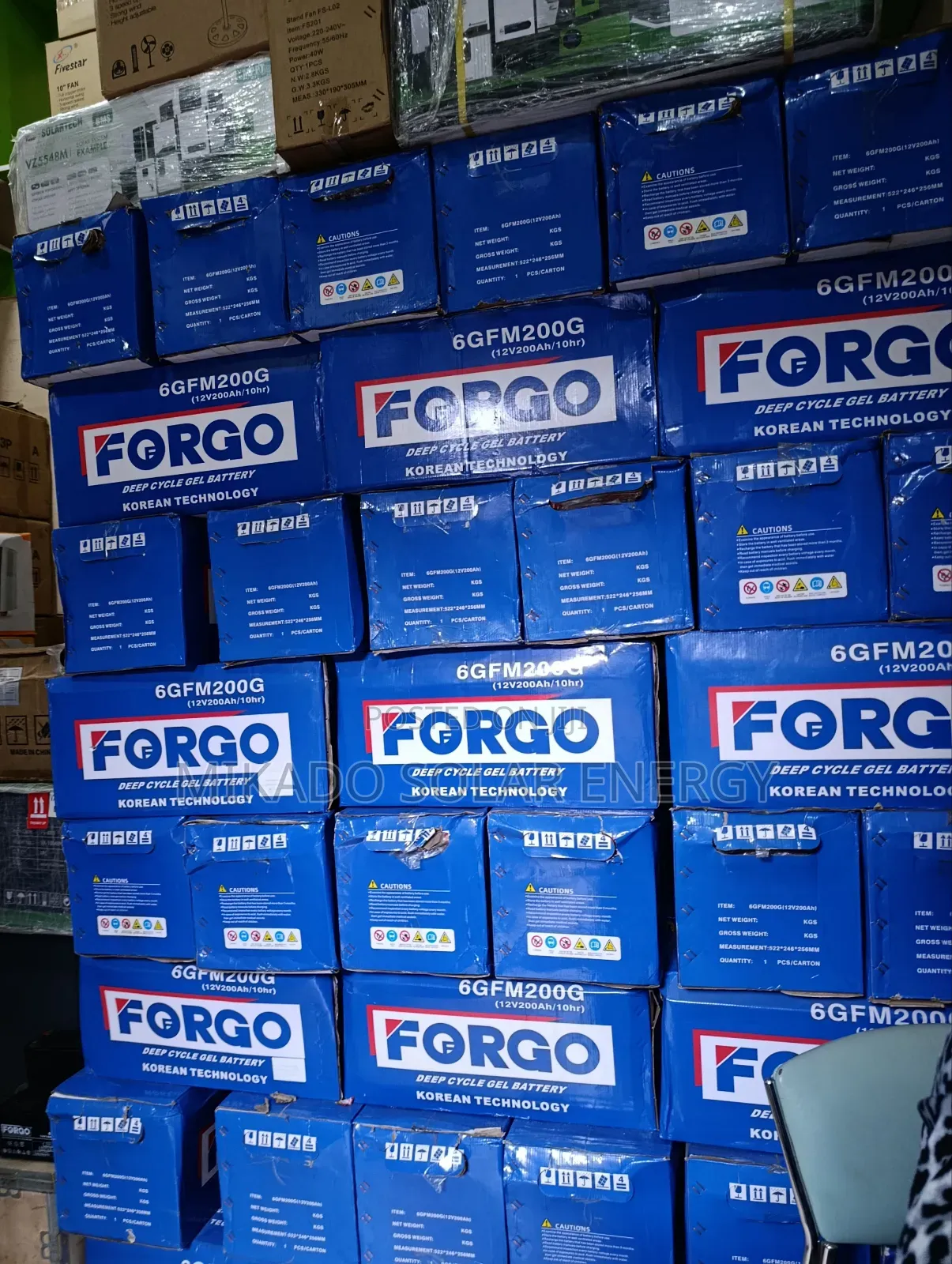 200ah 12v Forgo Dry Cell Deep Cycle Battery