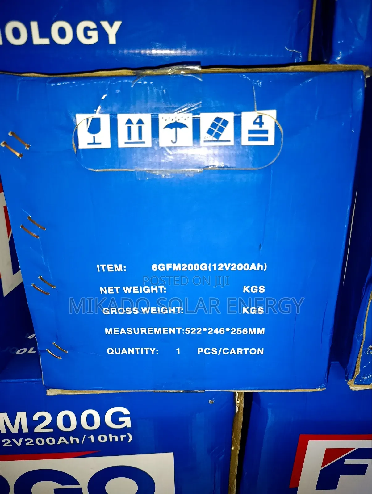 200ah 12v Forgo Dry Cell Deep Cycle Battery