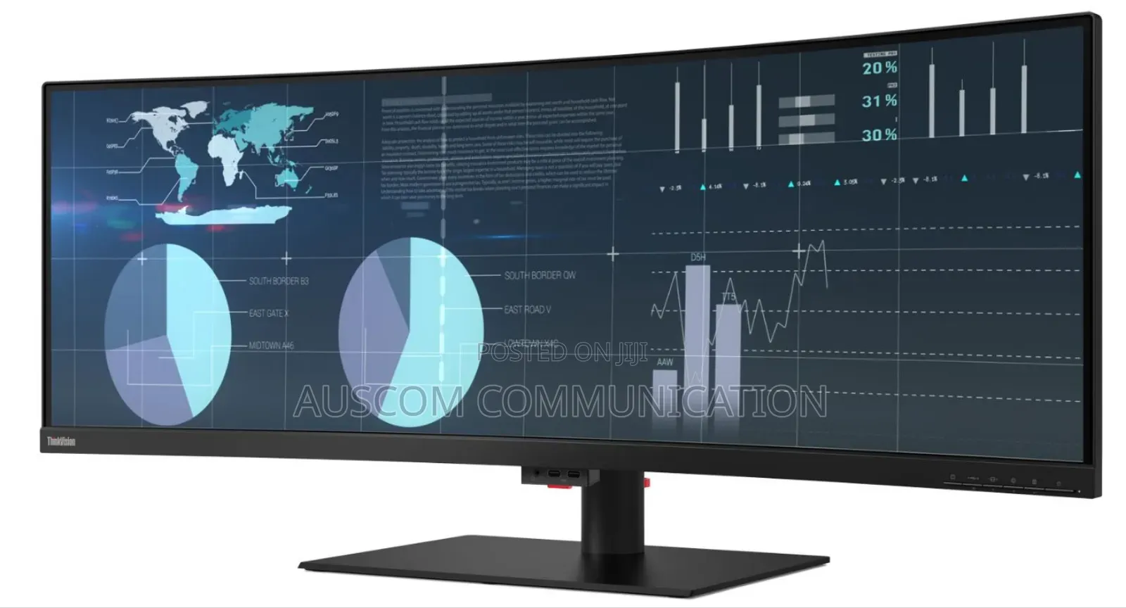 Lenovo Thinkvision 44" 3840*1200 144hz 16:10 Ratio Glossy Display