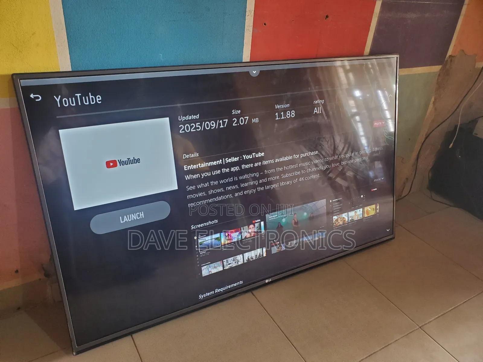 LG 55 Inches Webos Original Smart TV