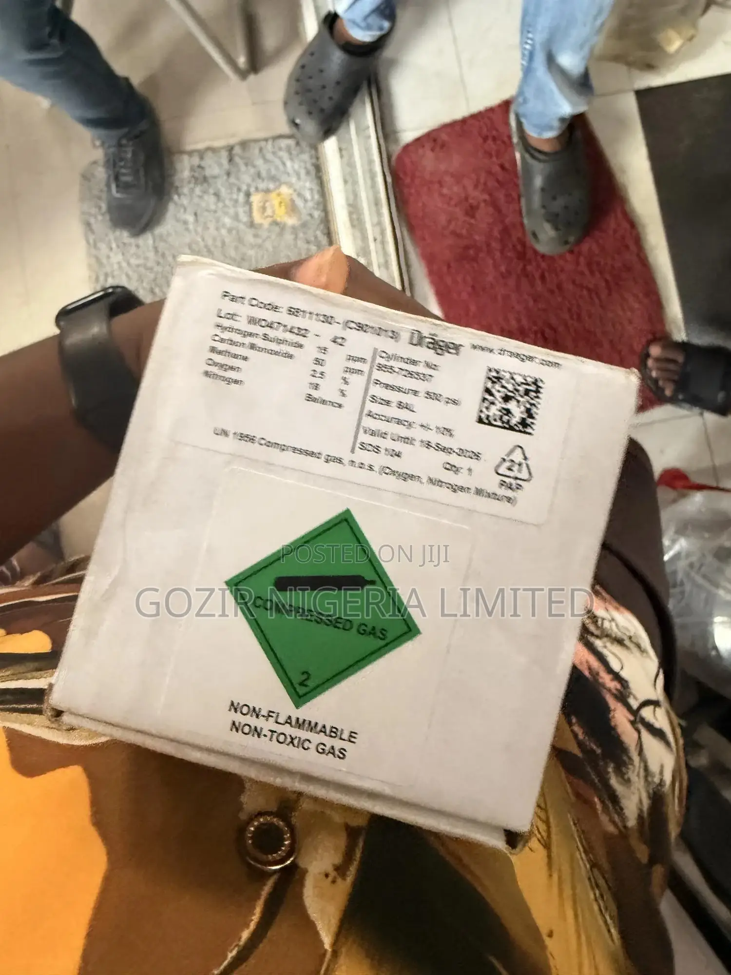 Drager Gas Detector Calibration Gas