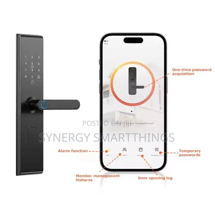 Classic Tuya Intelligent Smart Door Lock With Password Without Camera