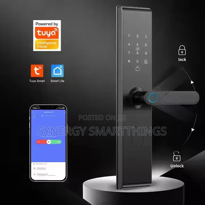 Classic Tuya Intelligent Smart Door Lock With Password Without Camera
