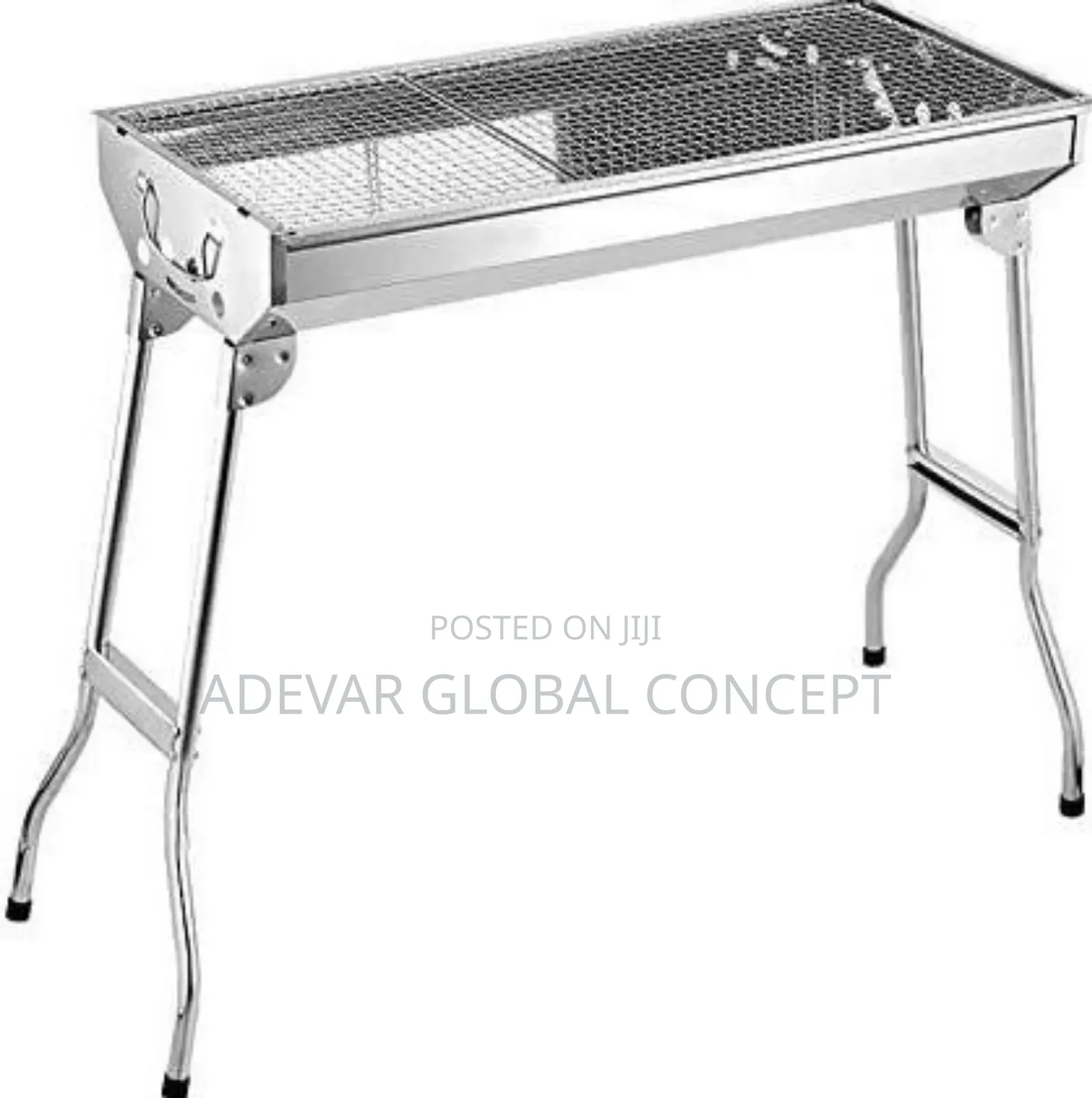 Foldable Free Standing Stainless Barbecue BBQ Charcoal Grill