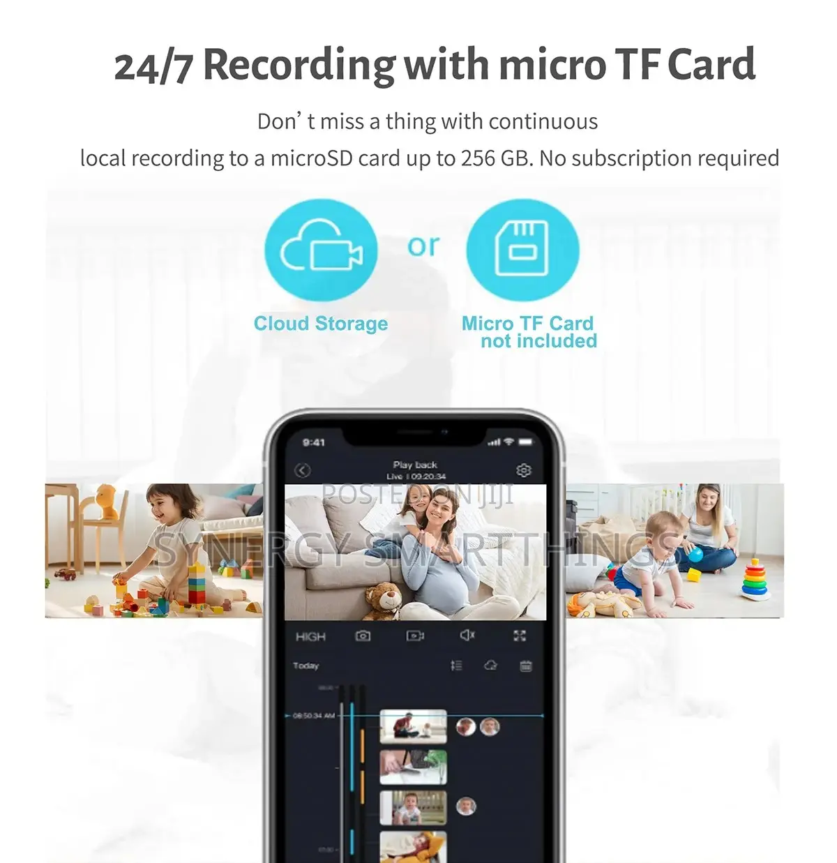 Dual 4mp Mini Wi-Fi Indoor Surveillance Camera
