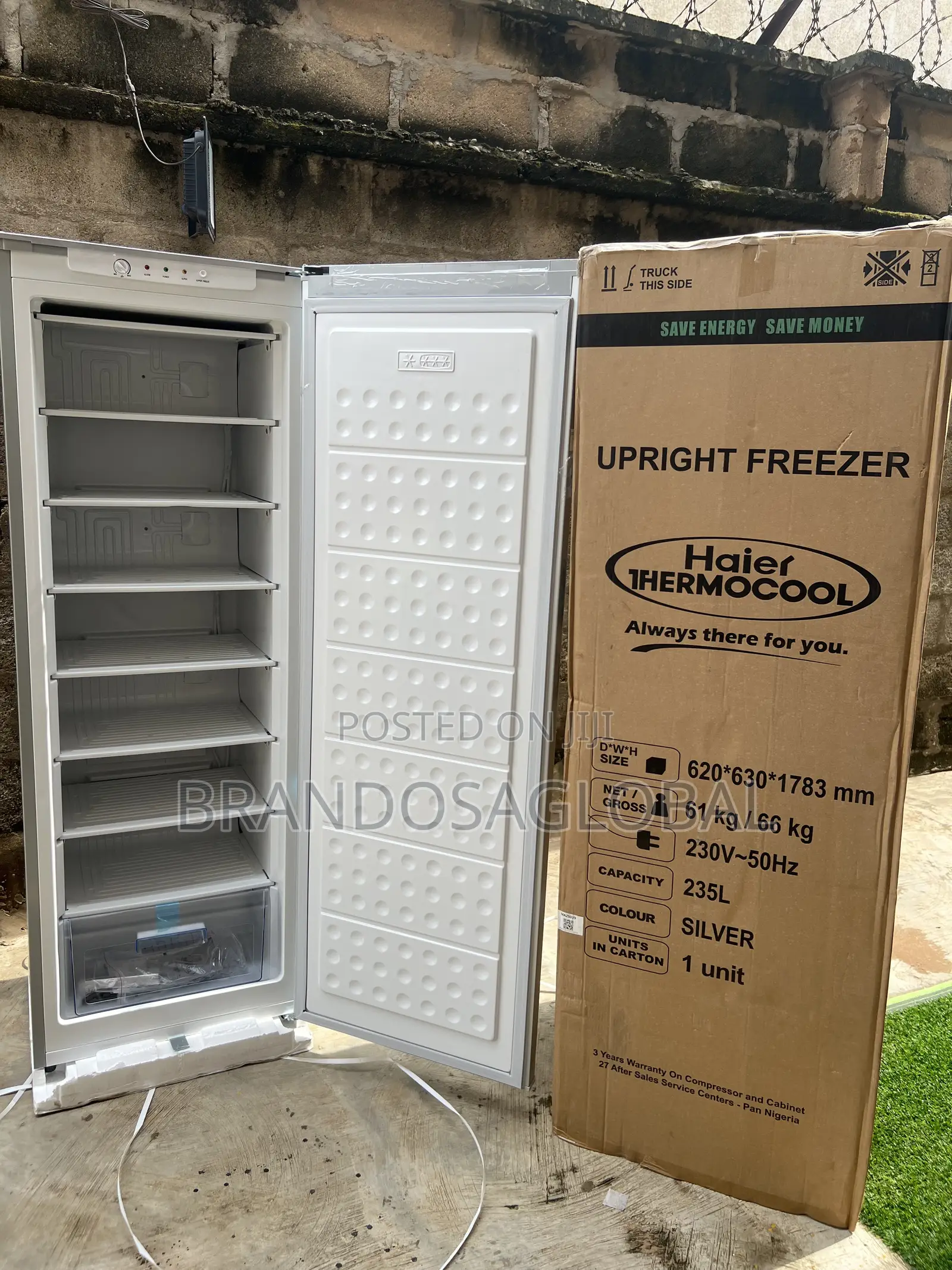 Haier Thermocool 235l Upright Freezer – Strong, Compact Smart