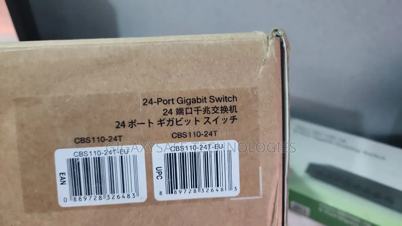 Cisco Business 110 Unmanaged Switch24 10/100/1000 Ports, 2 Gigabit SFP