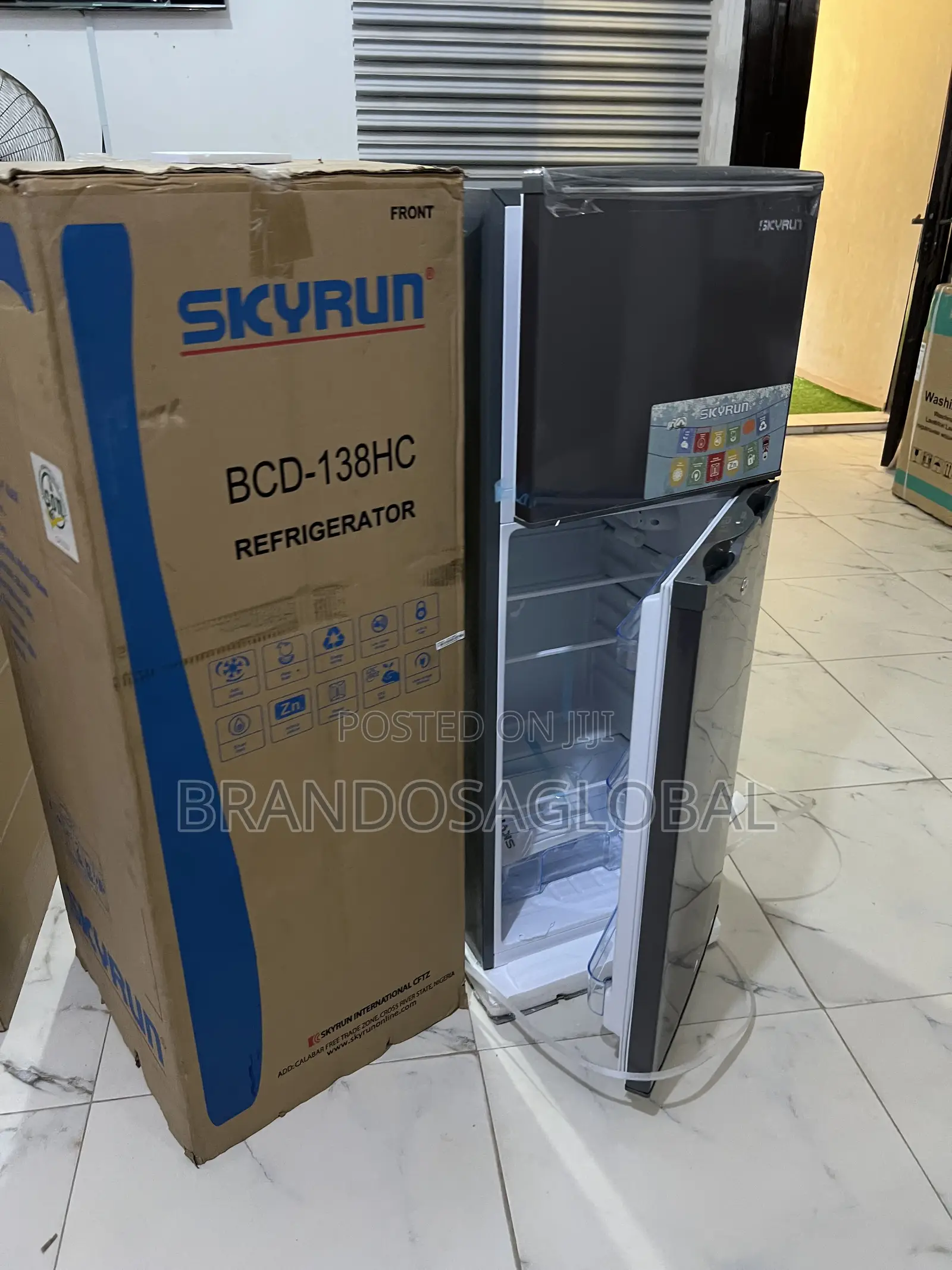 Original Skyrun BCD-138hc 138l Fridge – Brand New, Energy Efficient