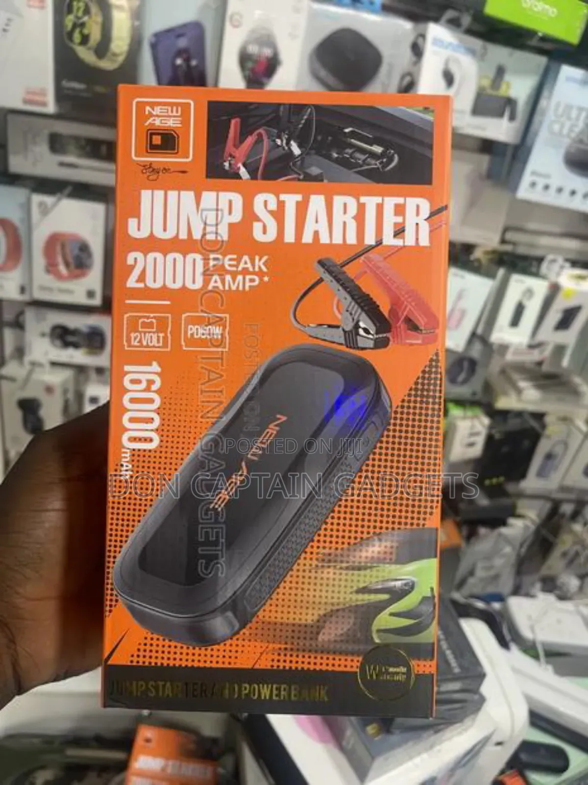 Suv Car Jump Starter 16000mah 2000a Peak Current Newage Boltpower 5