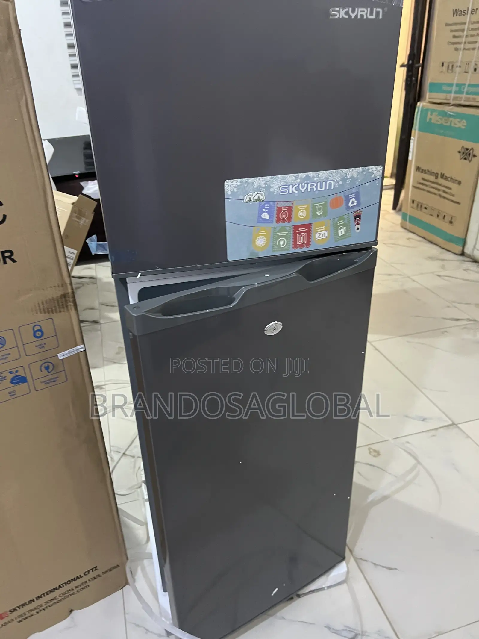 Skyrun 138l Refrigerator – Brand New Double Door Cooling System