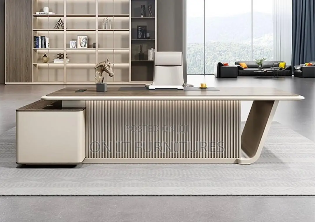 Premium Executive Desk Set – Modern Home Office Furniture for Bosses.