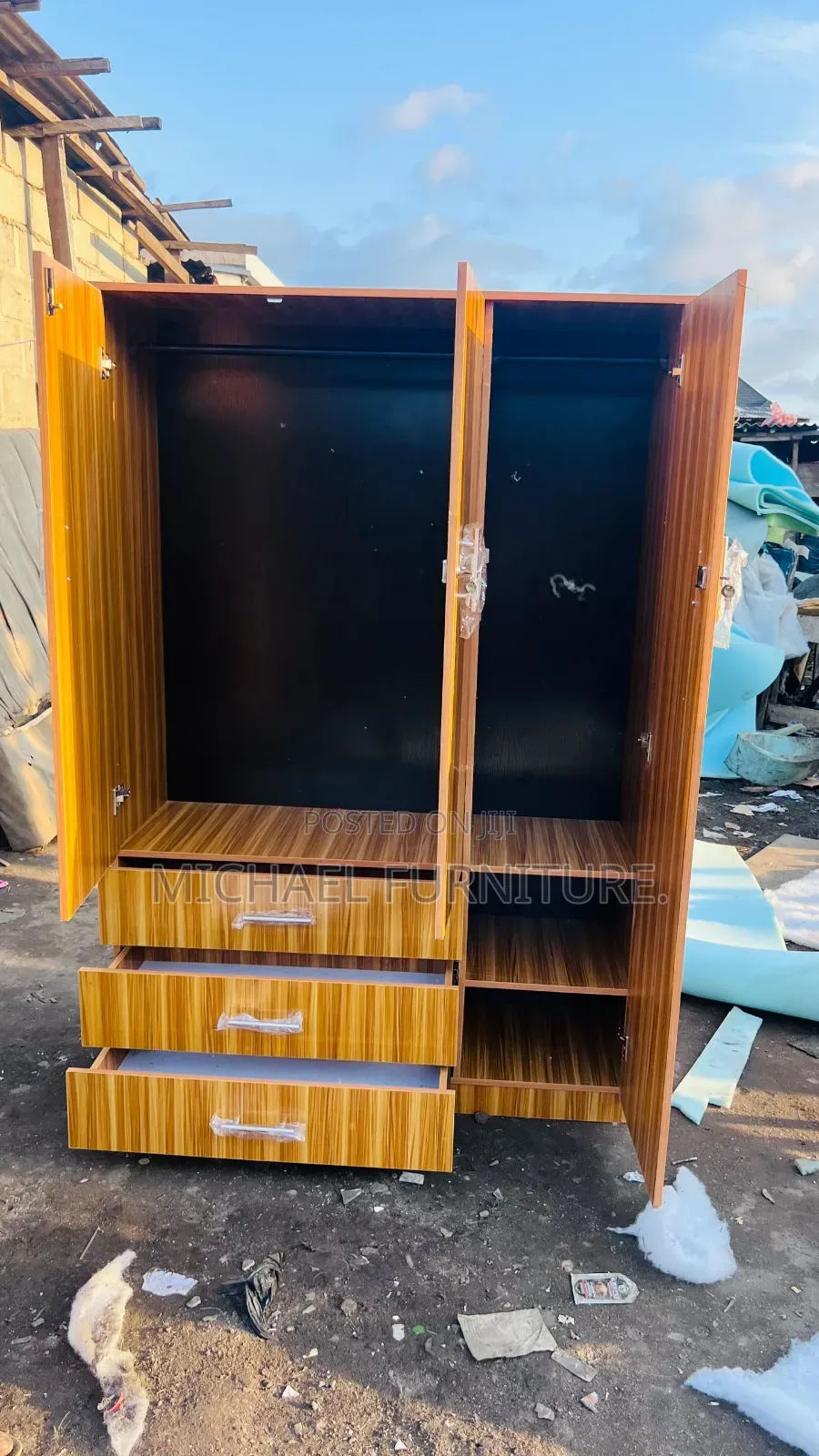 Solid Wood Wardrobe (4 by 6)
